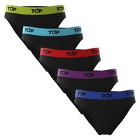 Pack De 5 Slip Algodón Hombre