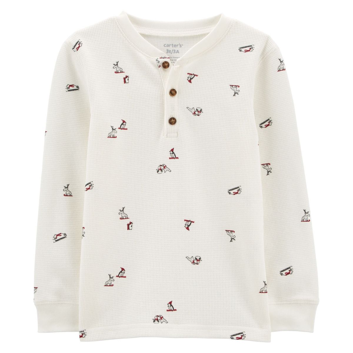 CARTER'S - Polera manga larga Navidad Niño Carter´s