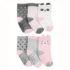 CARTER'S - Calcetines Pack 6 Pares Niña
