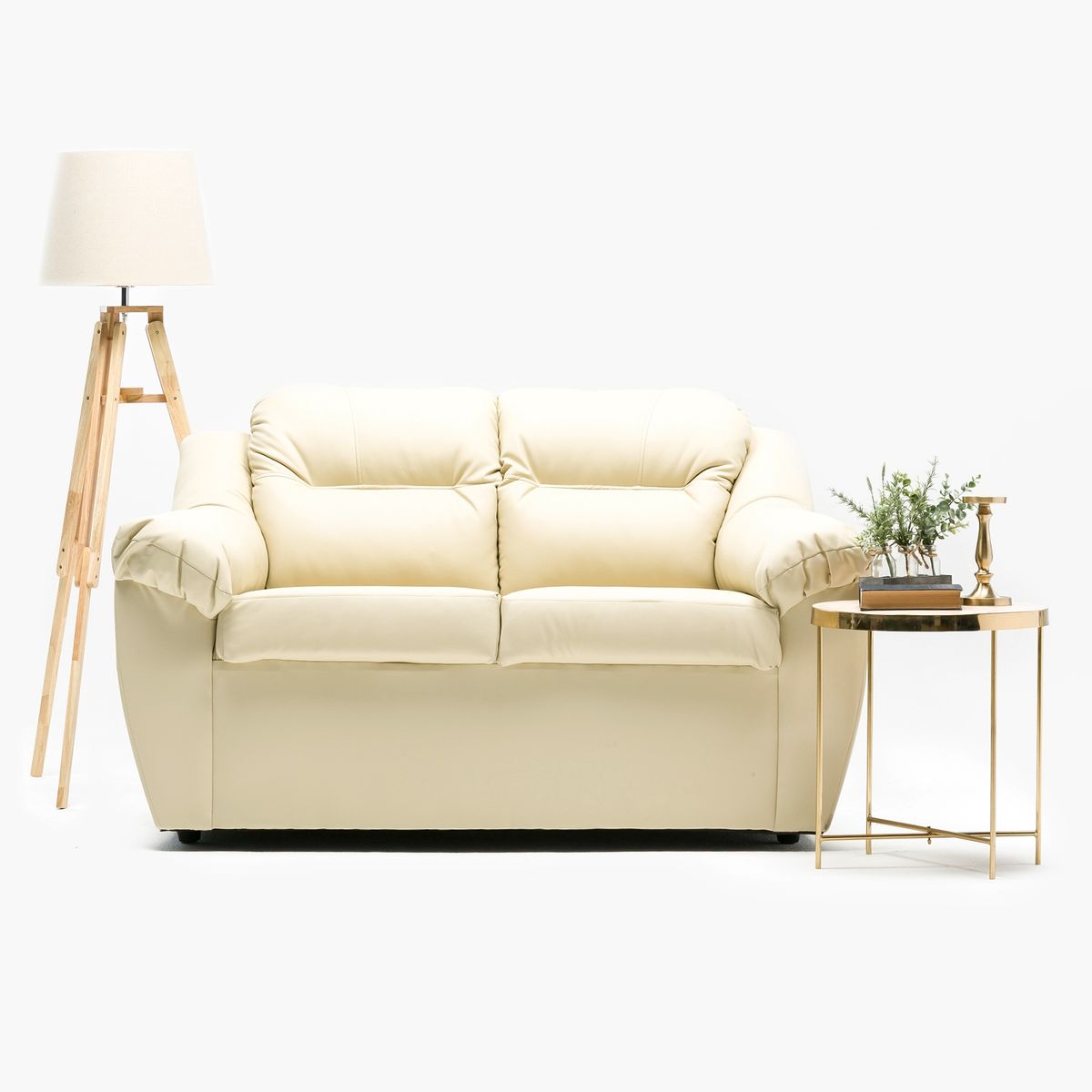 CABSUR - Sofá Asturias 2 Cuerpos Pu Cabsur