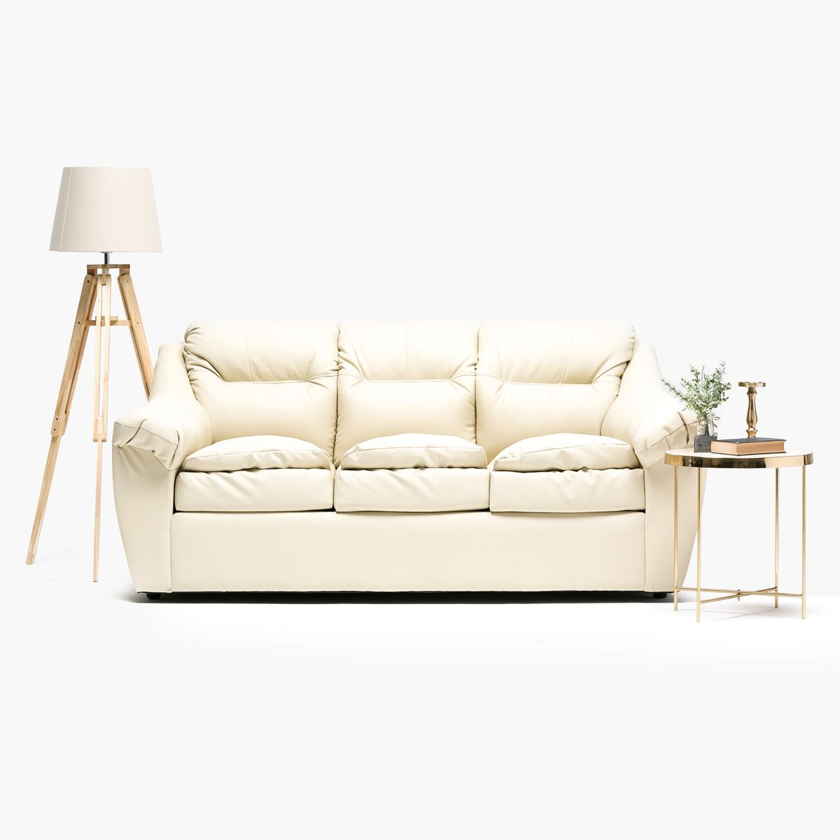 CABSUR - Sofá Bali 3 Cuerpos Pu Cabsur