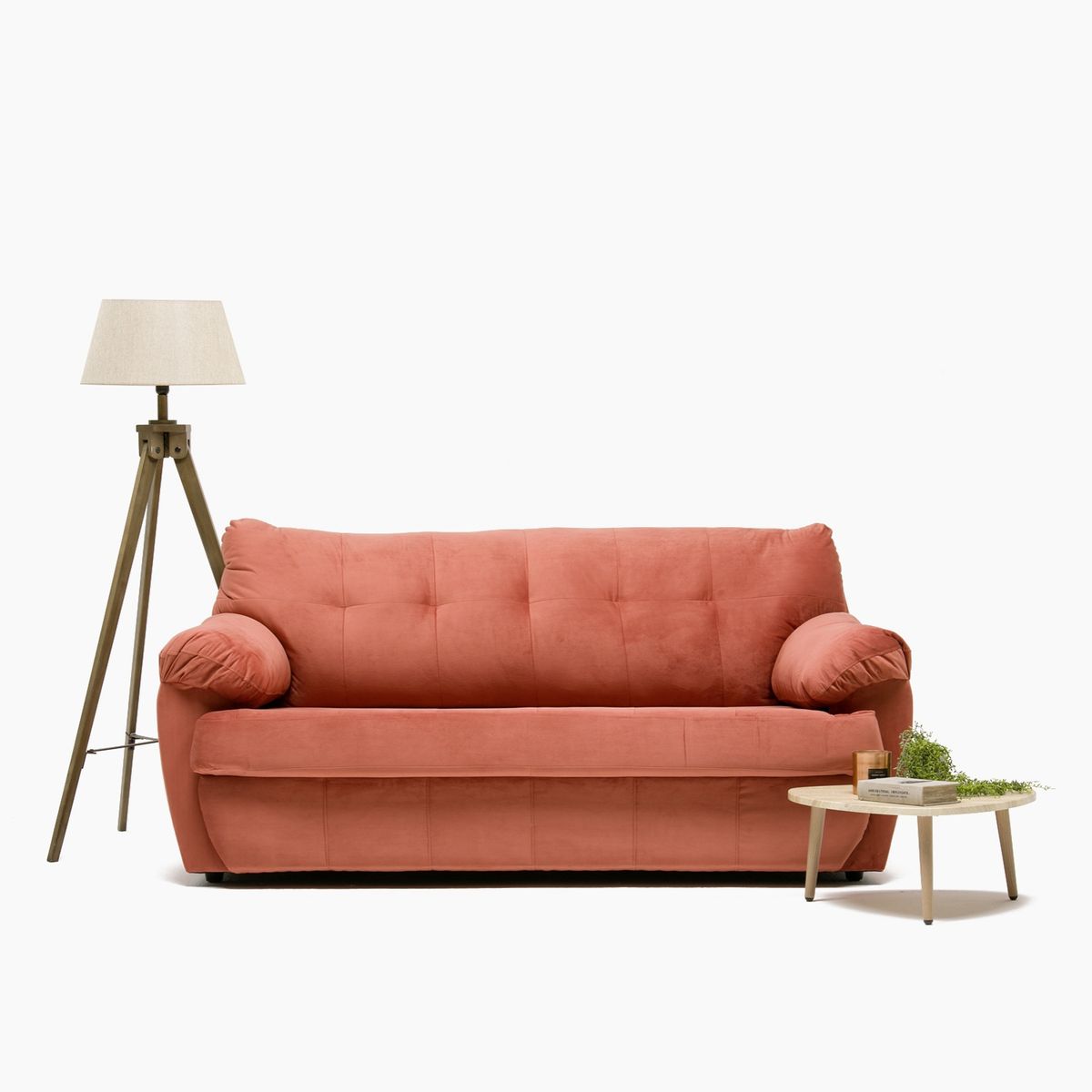 CABSUR - Sofá Caburga 3 Cuerpos Felpa Cabsur