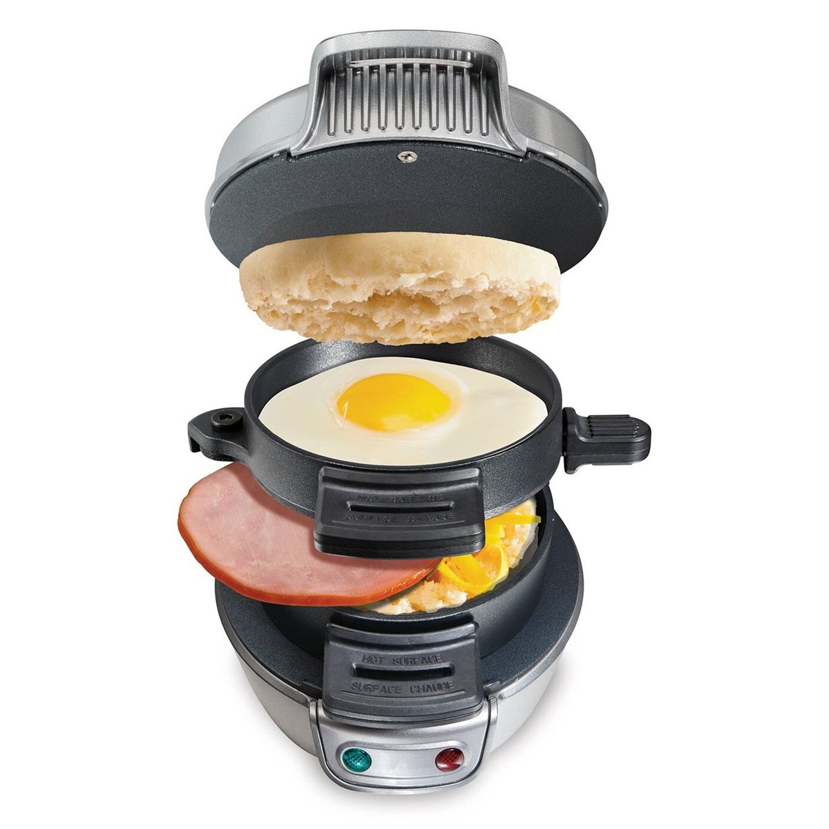 HAMILTON BEACH - Sandwichera Breakfast Maker Hamilton Beach 25475Cl