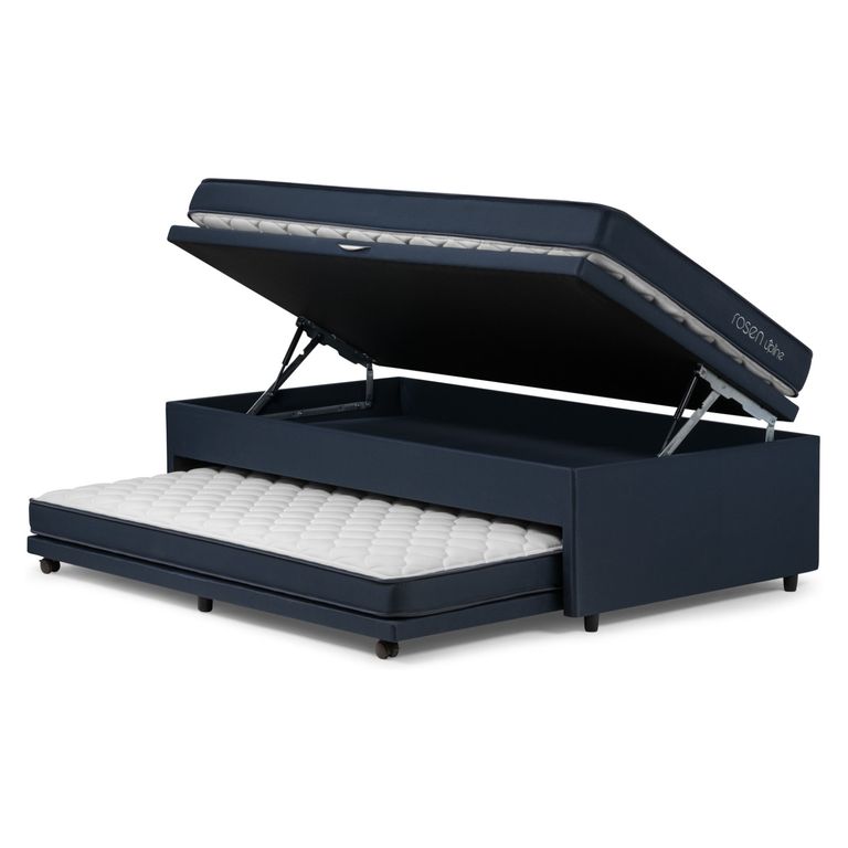 ROSEN Cama Nido Baúl Upline 1.5 Plazas X 2.00 Mt