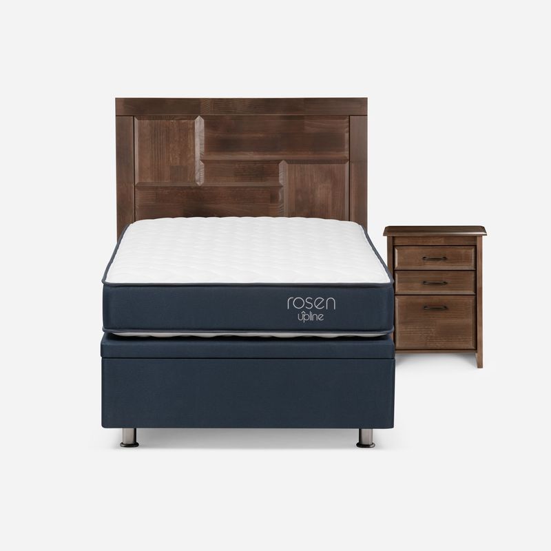 ROSEN - Rosen Cama Funcional Upline Rosen 1 Plaza Base Normal Incluye Muebles