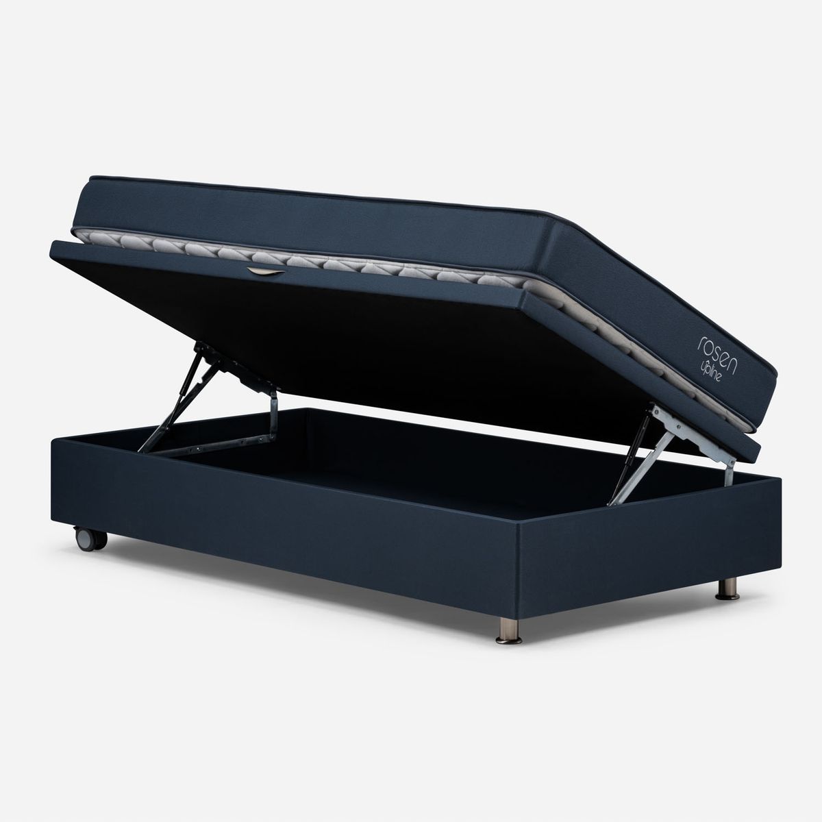 ROSEN - Rosen Cama Funcional Upline Rosen 1.5 Plazas Base Normal Incluye Muebles