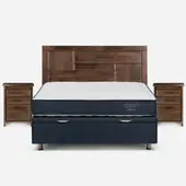 ROSEN - Cama Funcional Upline 2 Plazas Base Normal Incluye Muebles