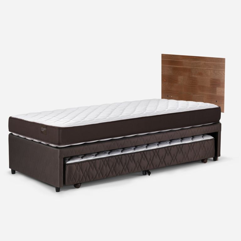 ROSEN Cama Nido New Ergo T 1.5 plazas x 2.00 mt + Respaldo