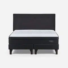 ROSEN - Cama Europea Tempo 2 Plazas + Respaldo