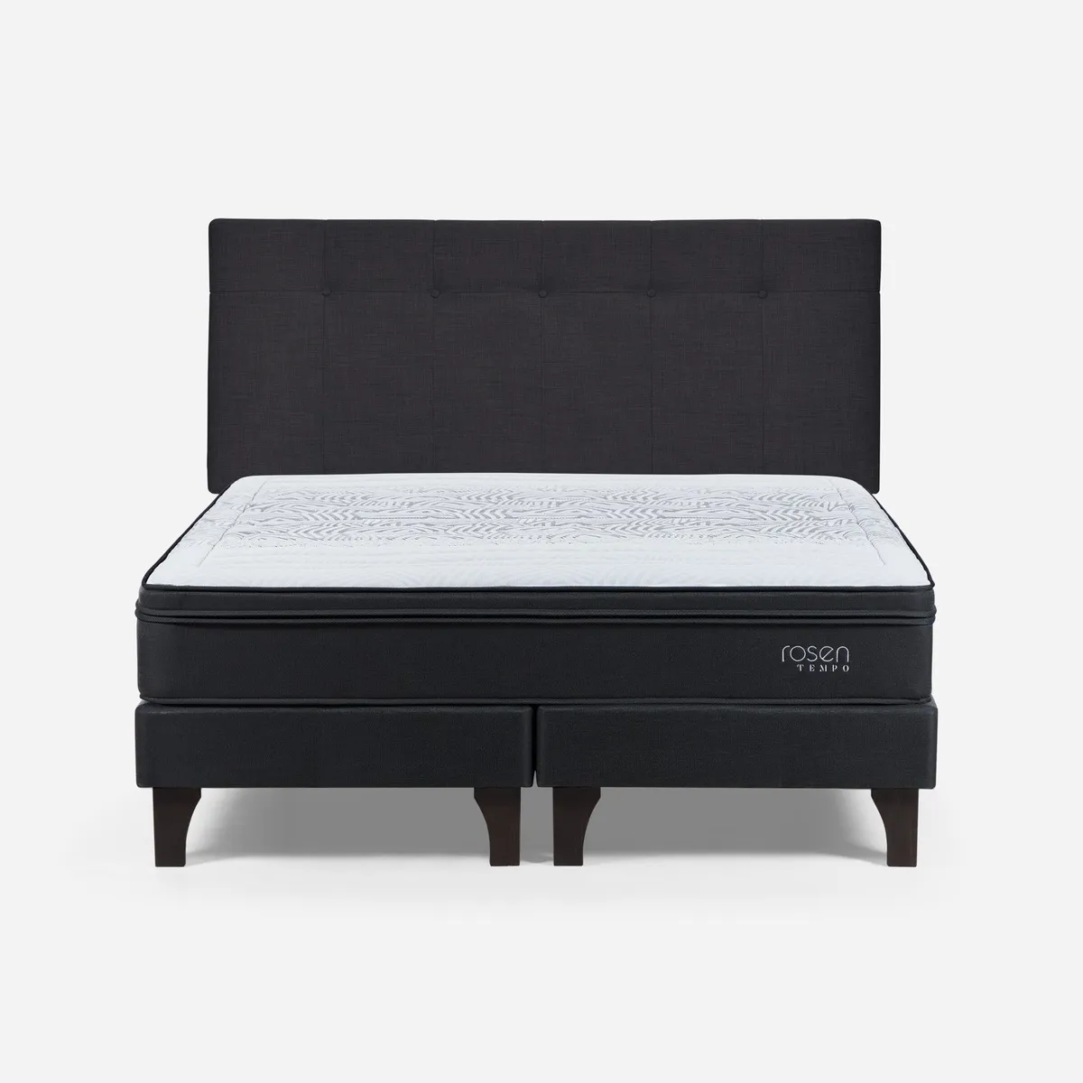 ROSEN - Cama Europea Tempo King + Respaldo Rosen