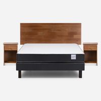 Cama Europea 2 Plazas Wave Base Normal Tabor