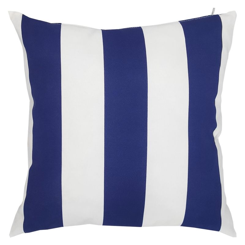 DIB - Cojín Decorativo Franjas 43x43 cm Azul DIB