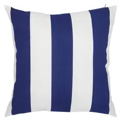 DIB - Cojín Decorativo Franjas 43x43 cm Azul