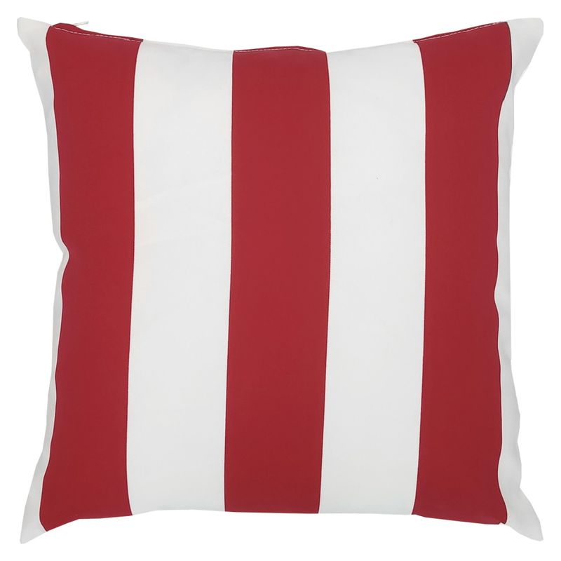 DIB - Cojín Decorativo Franjas 43x43 cm Rojo DIB