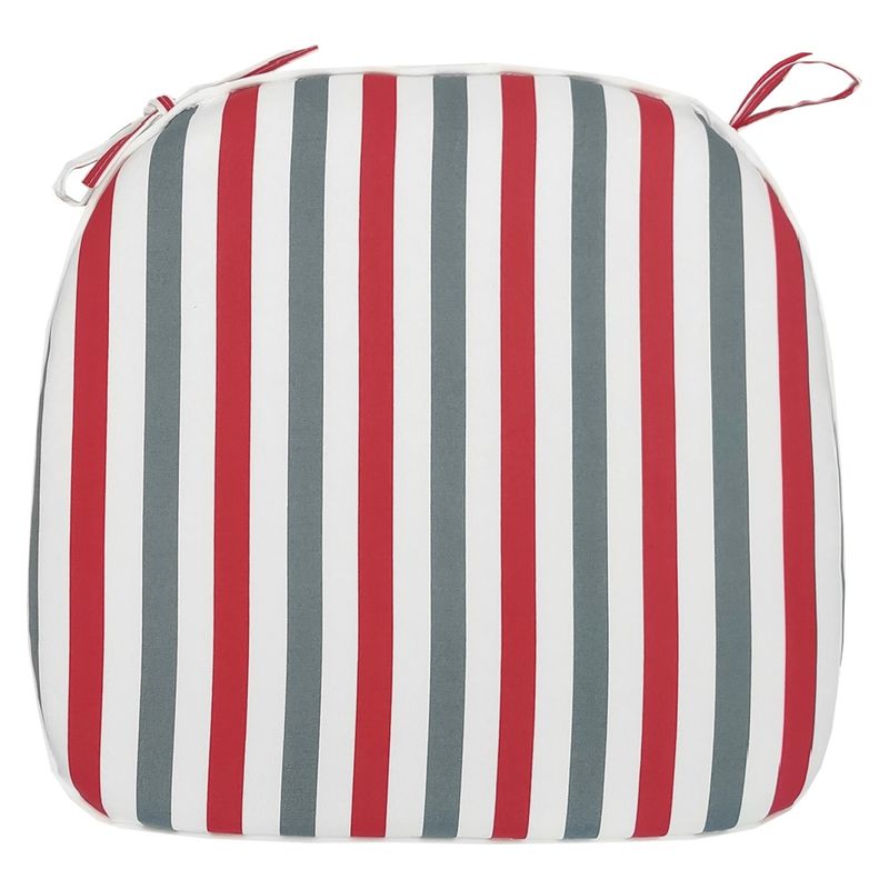 DIB - Cojín Silla Lineas 43x43 Rojo DIB
