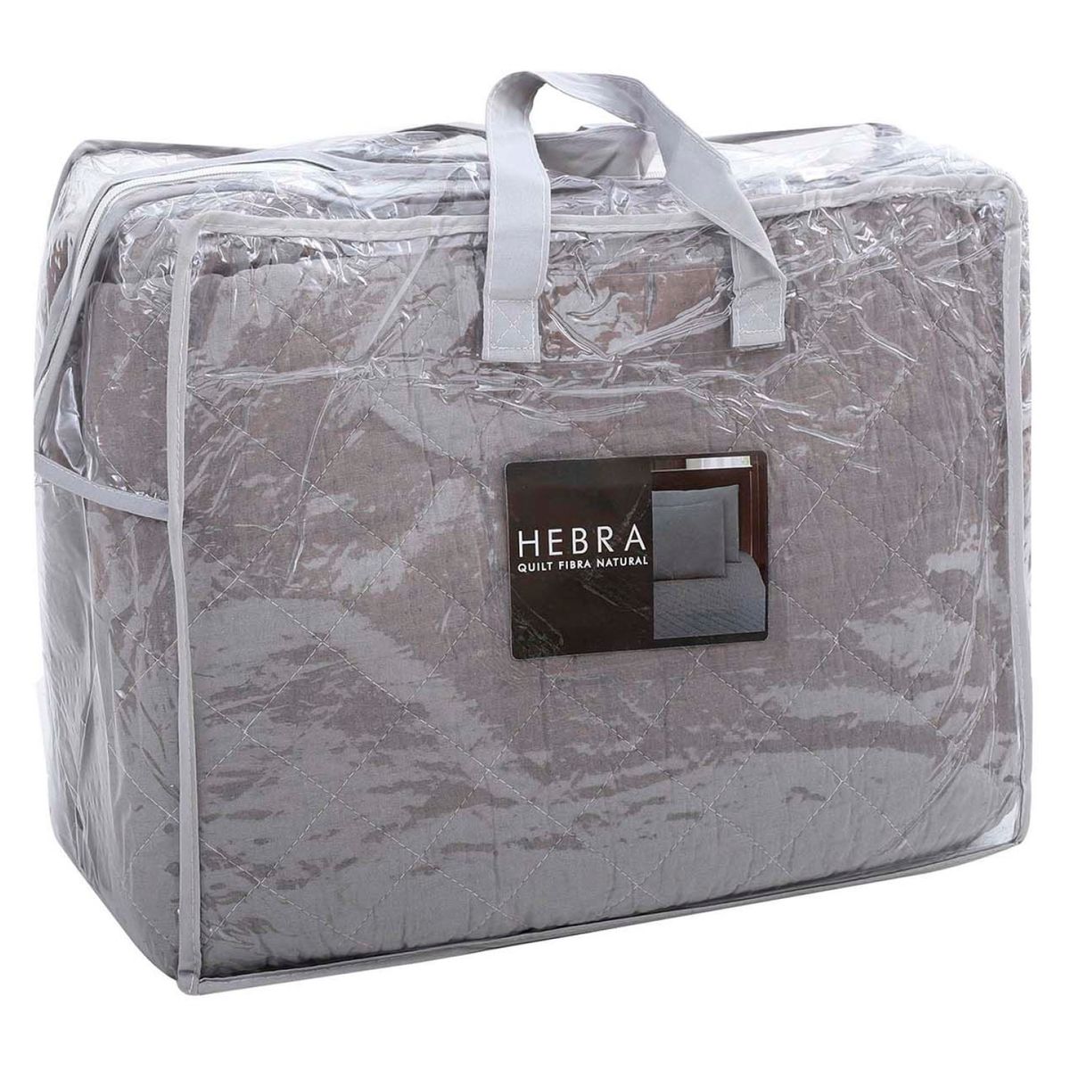 DIB - Quilt Fibra Natural 230X240 Gris Dib