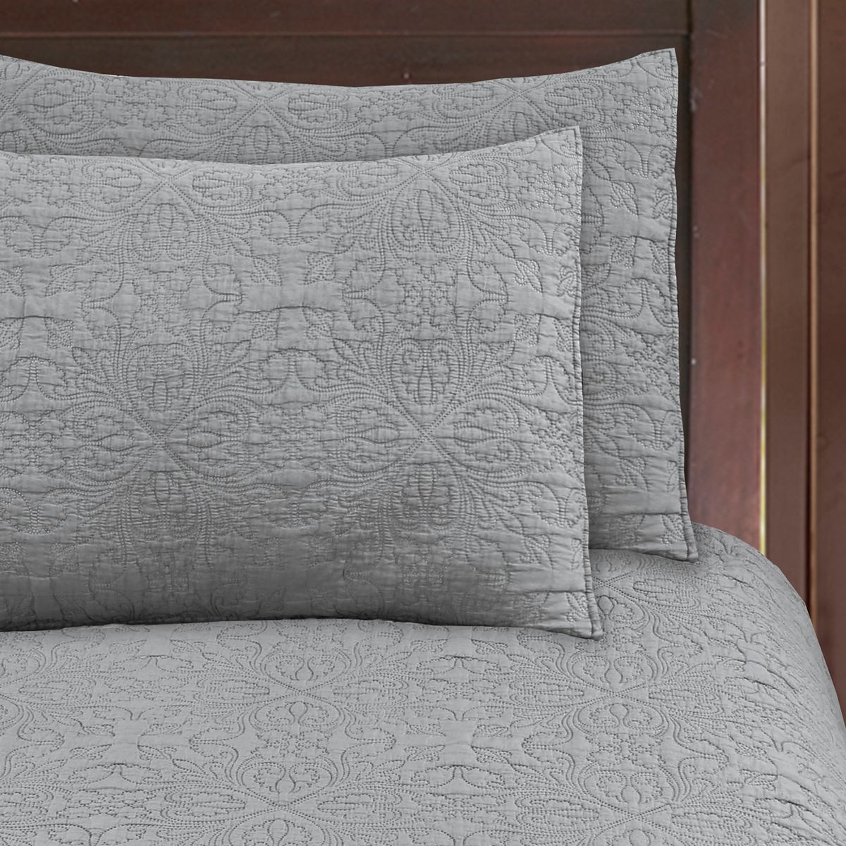 DIB - Quilt Floral 180x240 Gris Dib