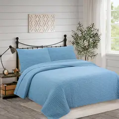 DIB - Quilt Patchwork Formas 180X240 Azul