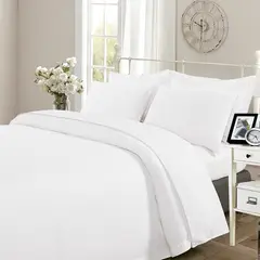 DIB - Juego De Sábanas Broderie Blanco 2 Plazas