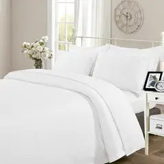 DIB - Juego De Sábanas Broderie Blanco Super King
