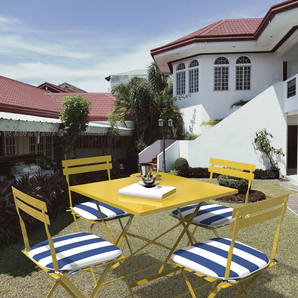 DIB - Funda de Cojin Franjas 43x43 Cm DIB