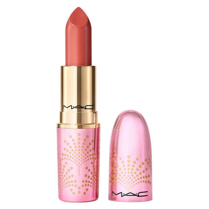 MAC - Labial  M·A·C Lustreglass Sheer-Shine Lipstick / Bubbles & Bows Mac Cosmetics