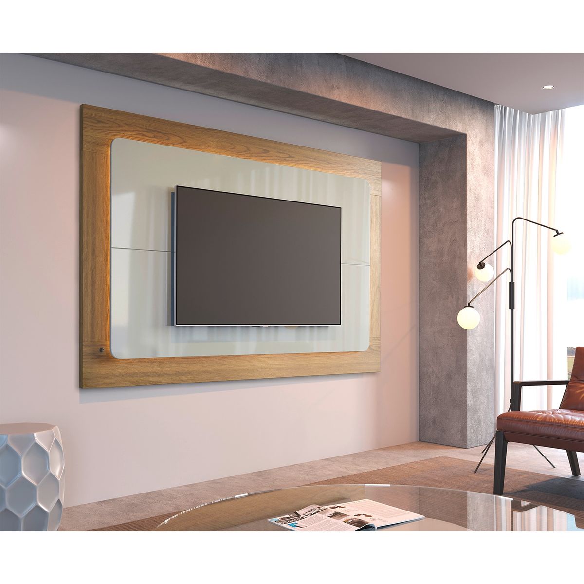 DECOCASA - Centro De Entretenimiento Oslo 80" pulgadas Decocasa