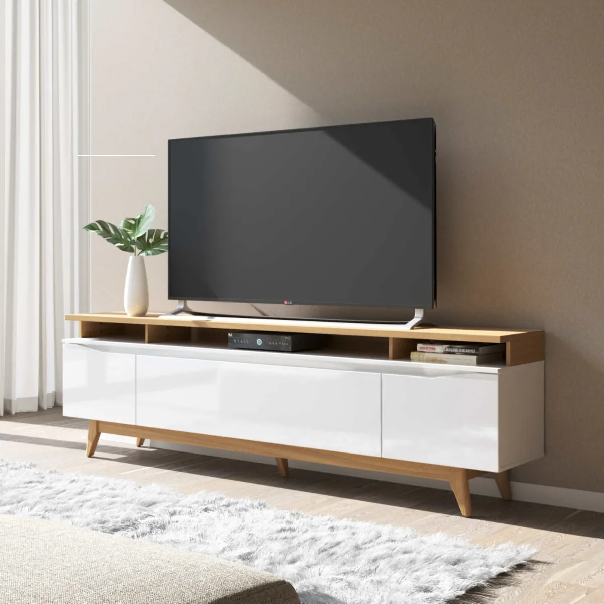 DECOCASA - Racks flynt 75 pulgadas Decocasa Decocasa