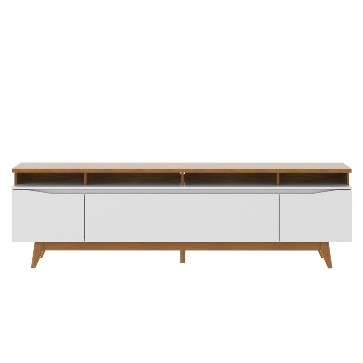 DECOCASA - Rack TV 80 pulgadas Flynt Stilo Off Whithe Decocasa