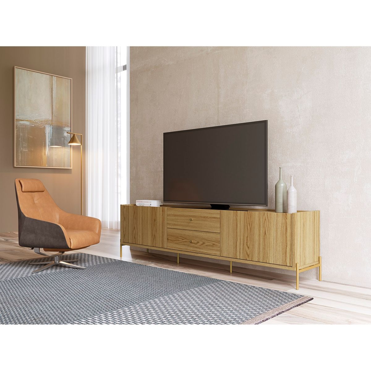 DECOCASA - Racks Jasper 80 Pulgadas Decocasa