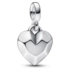 PANDORA - Mini Colgante Corazon Facetado Mujer
