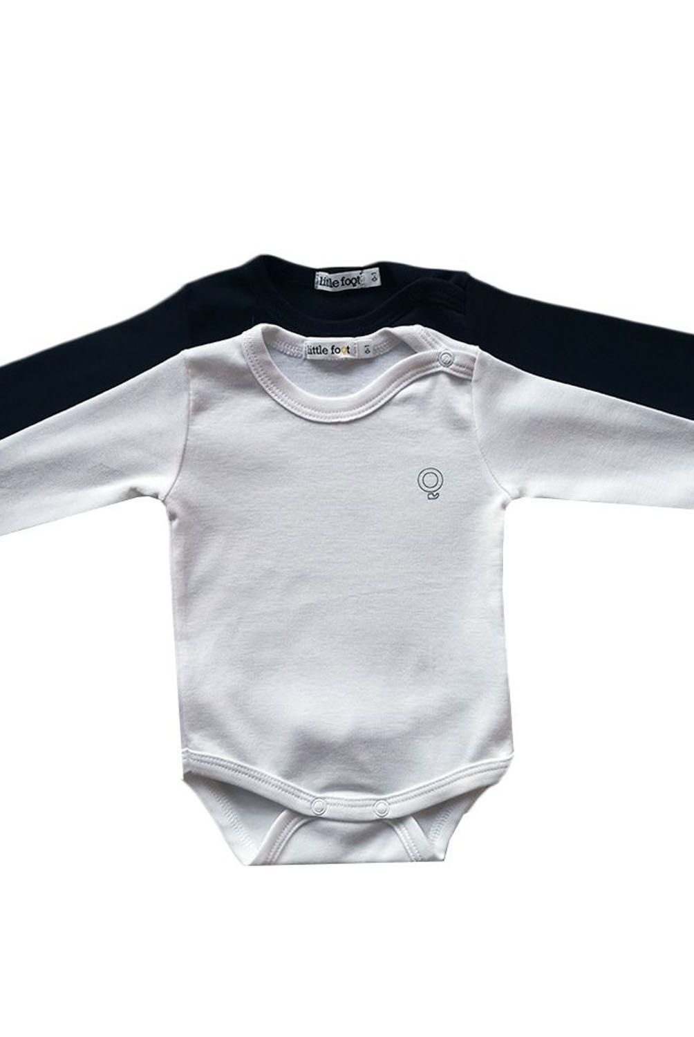 LITTLE FOOT - Body Pack De 2 Unidades Algodón Unisex Bebé Little Foot