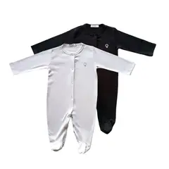 LITTLE FOOT - Enterito Pack De 2 Unidades Algodón Unisex Bebé