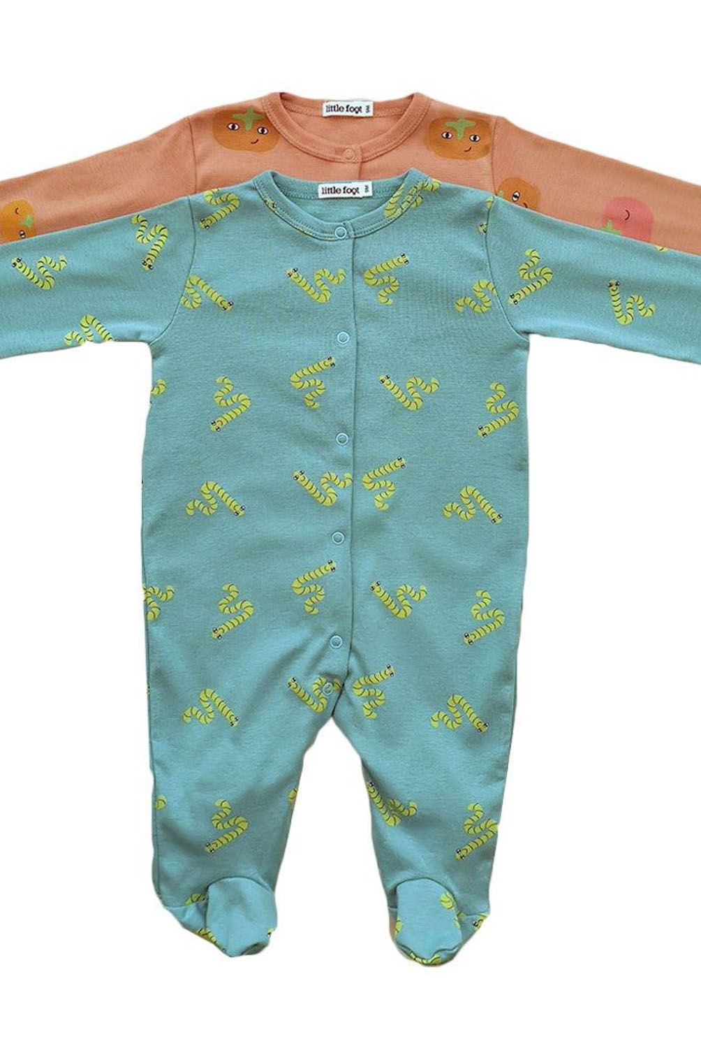 LITTLE FOOT - Enterito Pack De 2 Unidades Algodón Peruano Niño Little Foot