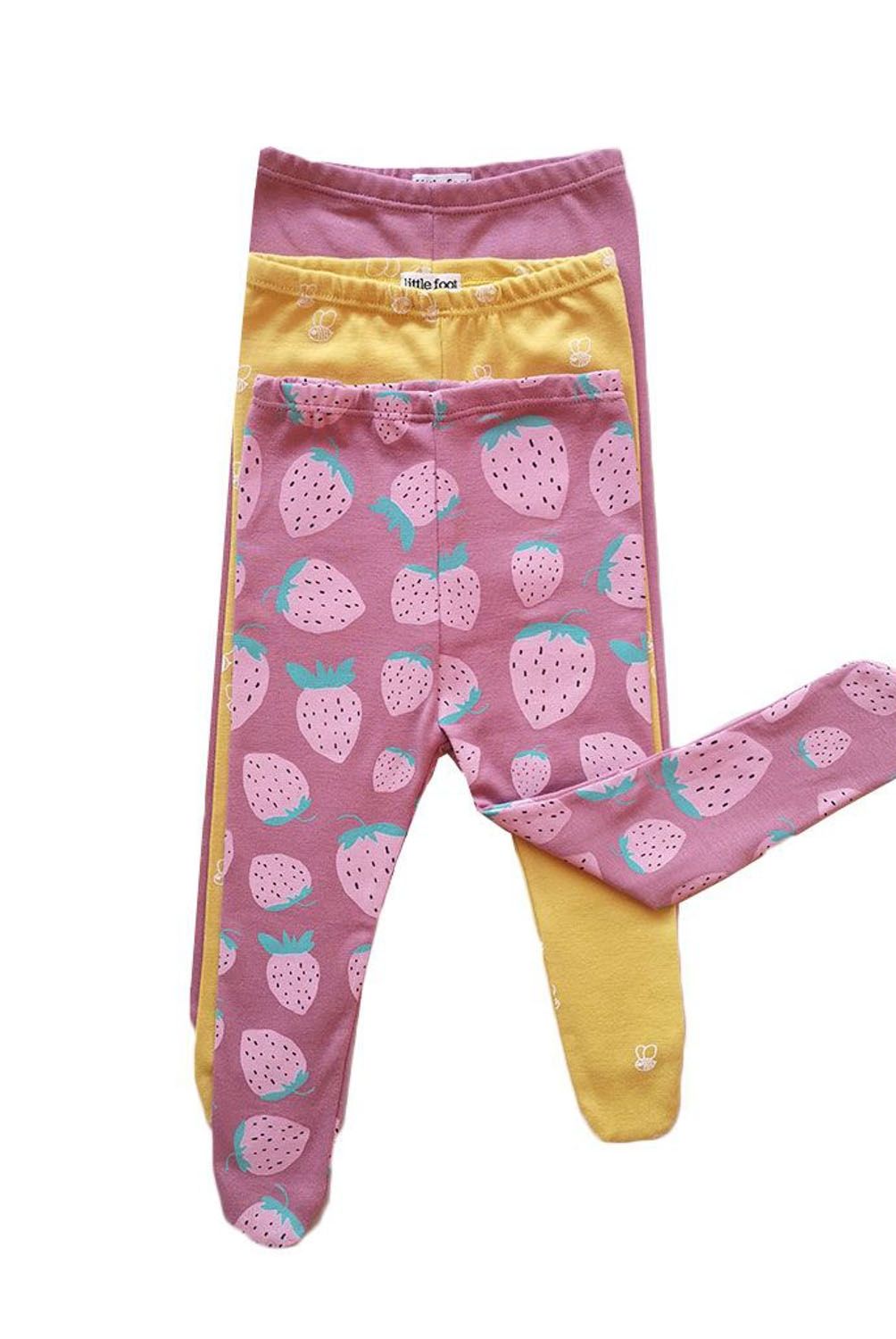 LITTLE FOOT - Panty Pack De 3 Unidades Algodón Peruano Niña Little Foot