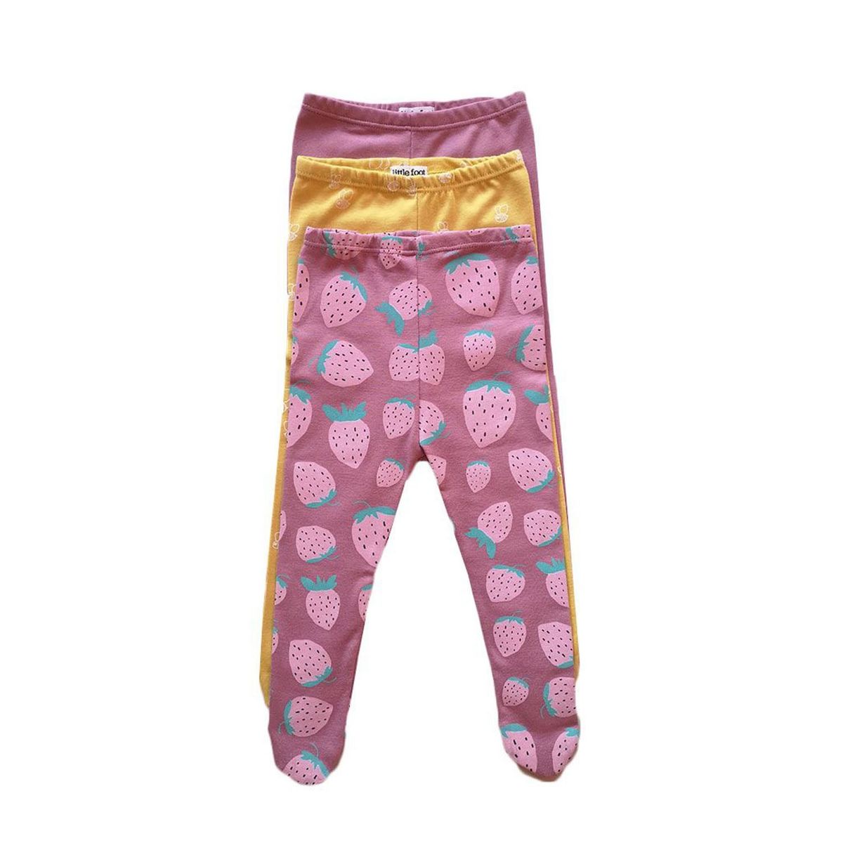 LITTLE FOOT - Panty Pack De 3 Unidades Algodón Peruano Bebé Niña Little Foot