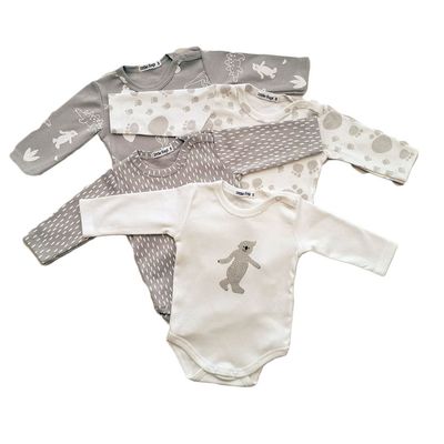 Imagen 2 del producto Body Pack De 4 Unidades Algodón Unisex Bebé