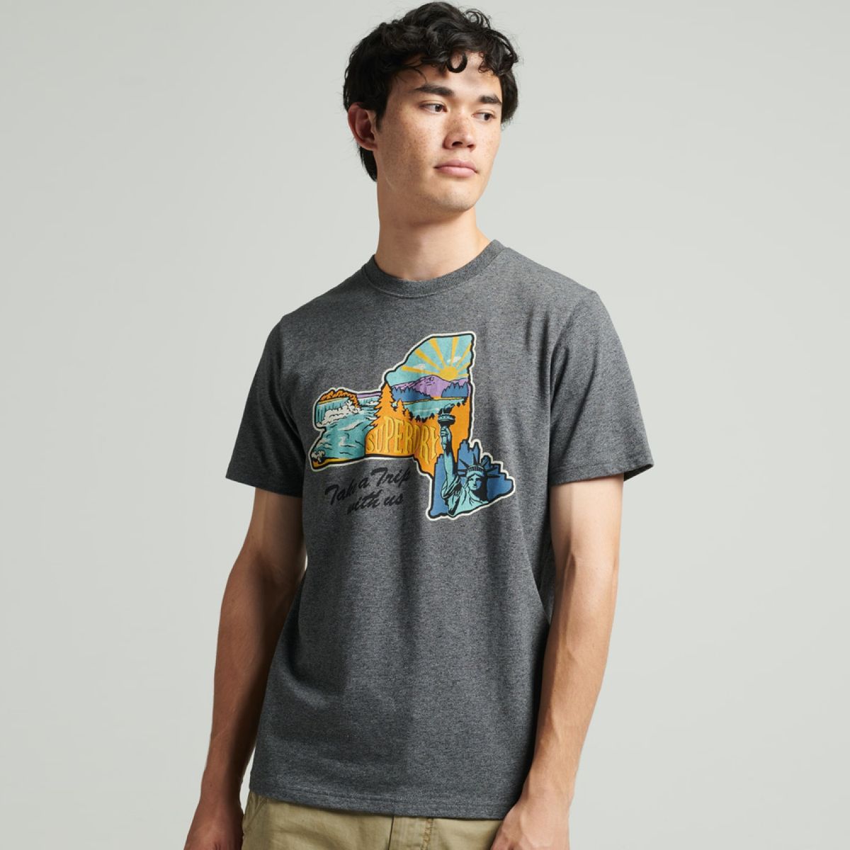 SUPERDRY - Polera Hombre Algodón Superdry