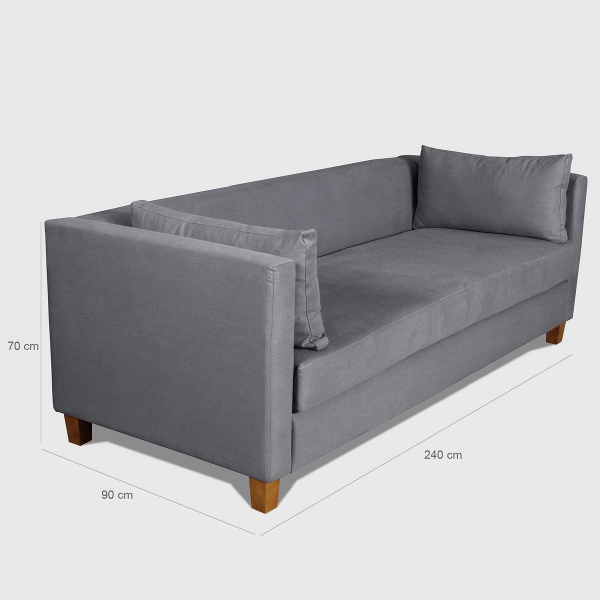 BASEMENT HOME - Sofá Atessa 4 Cuerpos Lino  Basement Home