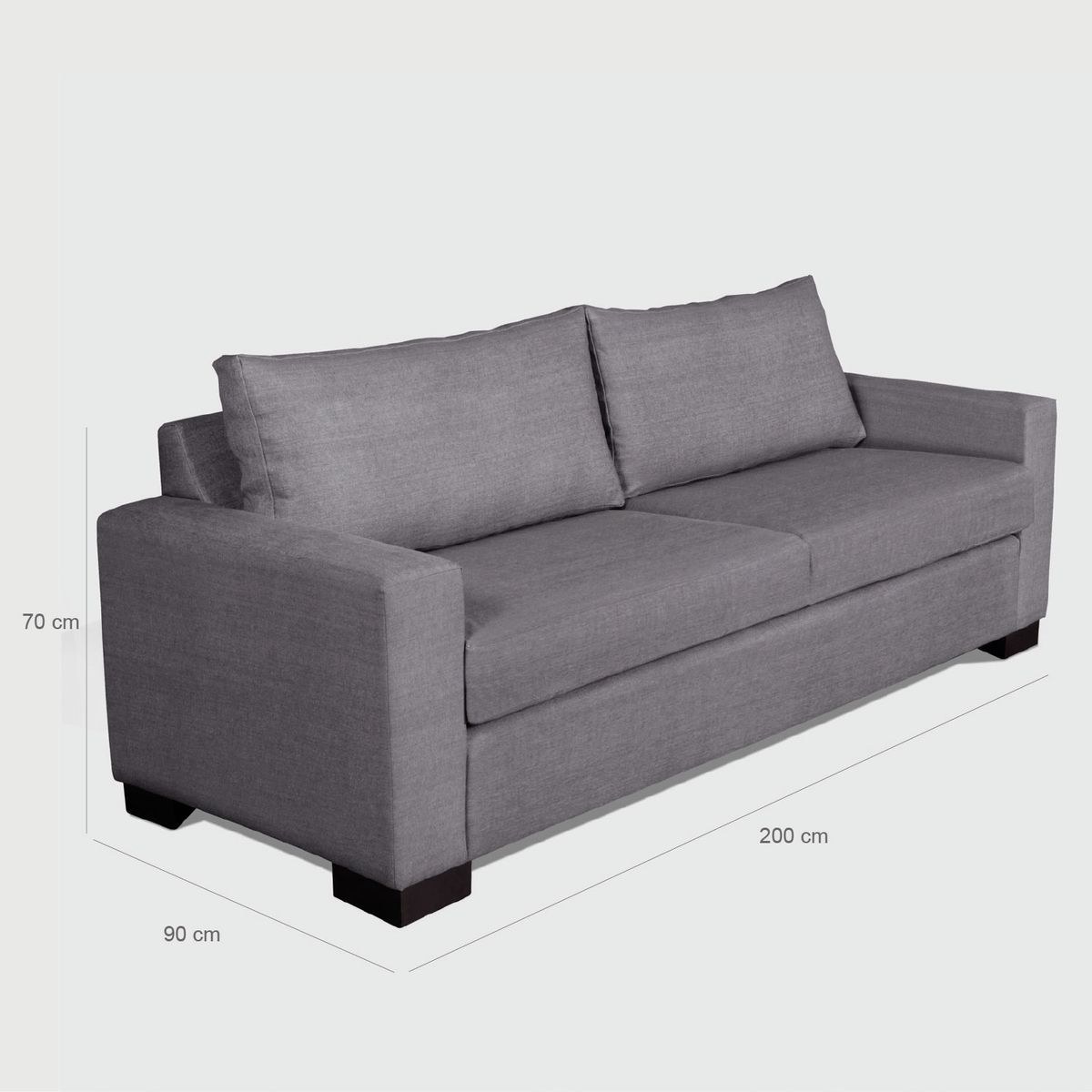 BASEMENT HOME - Sofá Rieti 3 Cuerpos Algodón  Basement Home
