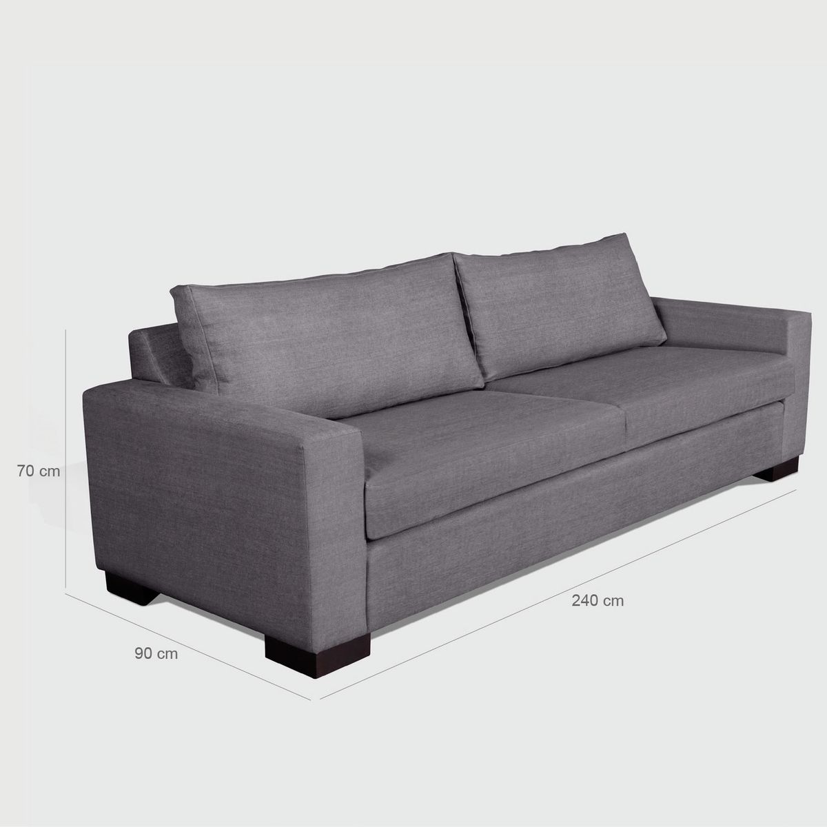 BASEMENT HOME - Sofá Rieti 4 Cuerpos Algodón  Basement Home