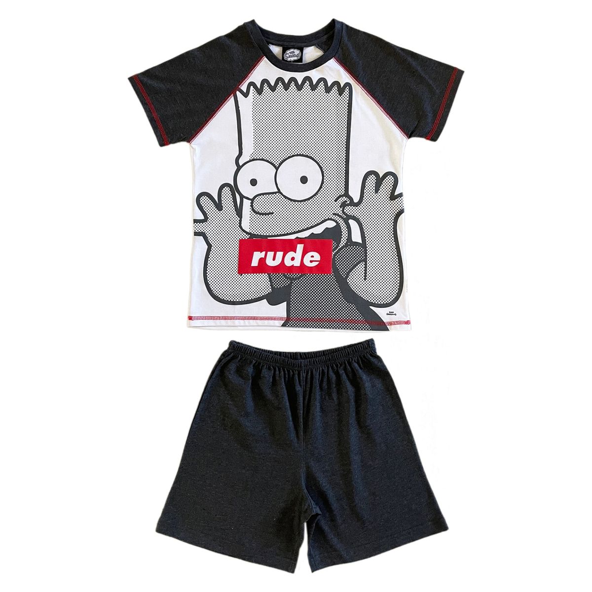 LOS SIMPSONS - Los Simpsons Simpsons Pijama Regular 2 Piezas Algodón Niño