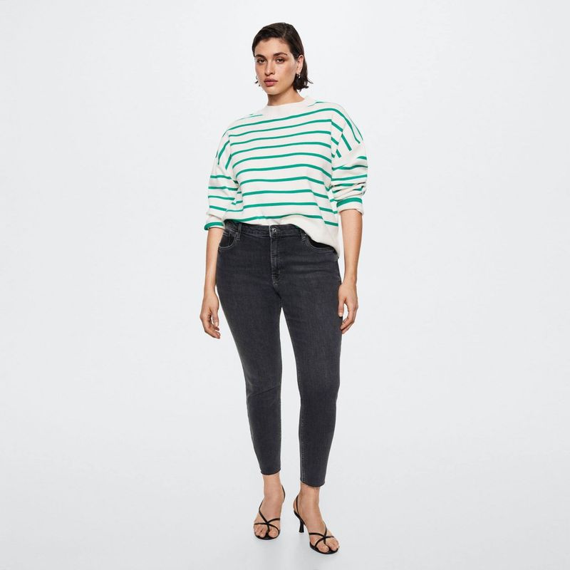 MANGO - Jeans Isa Tiro Medio Mujer Mango