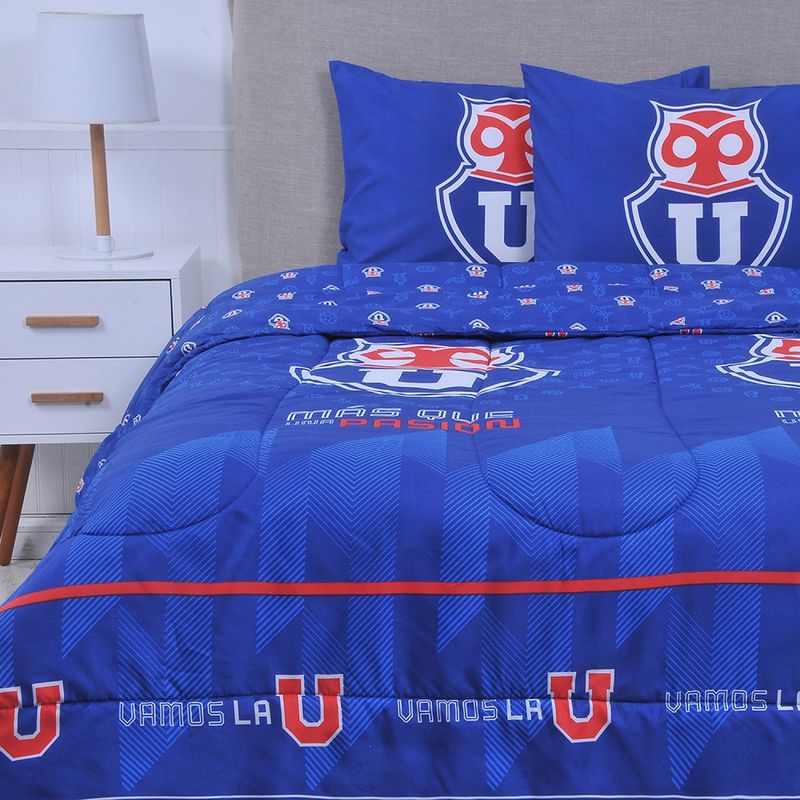 U DE CHILE - Plumón Estampado U De Chile