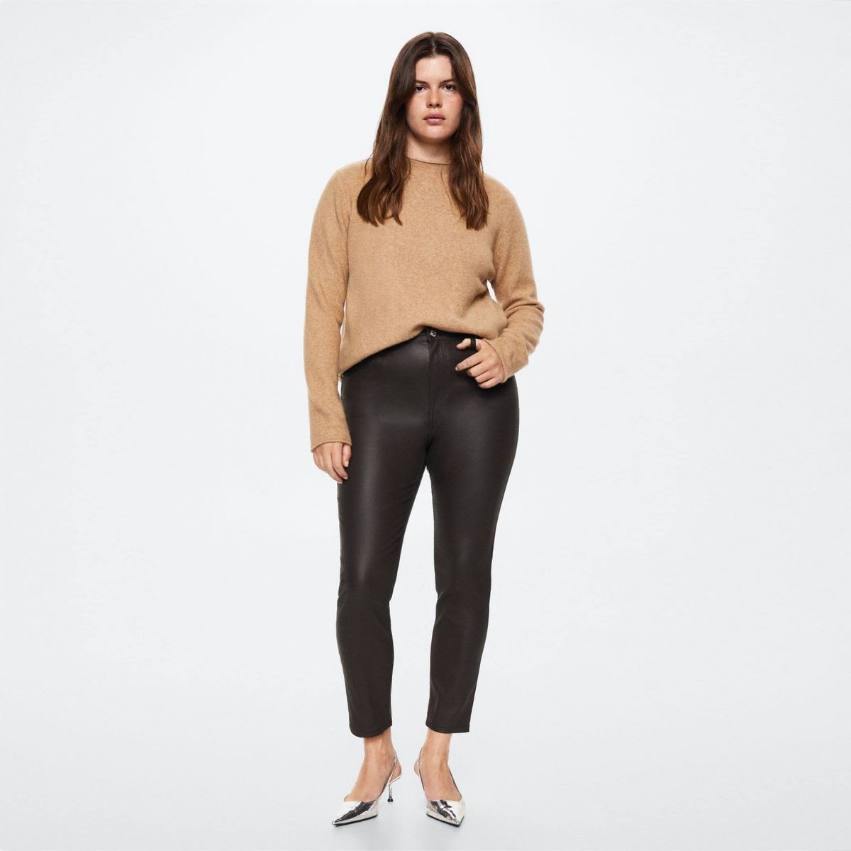 MANGO - Jeans Isa Tiro Medio Mujer Mango