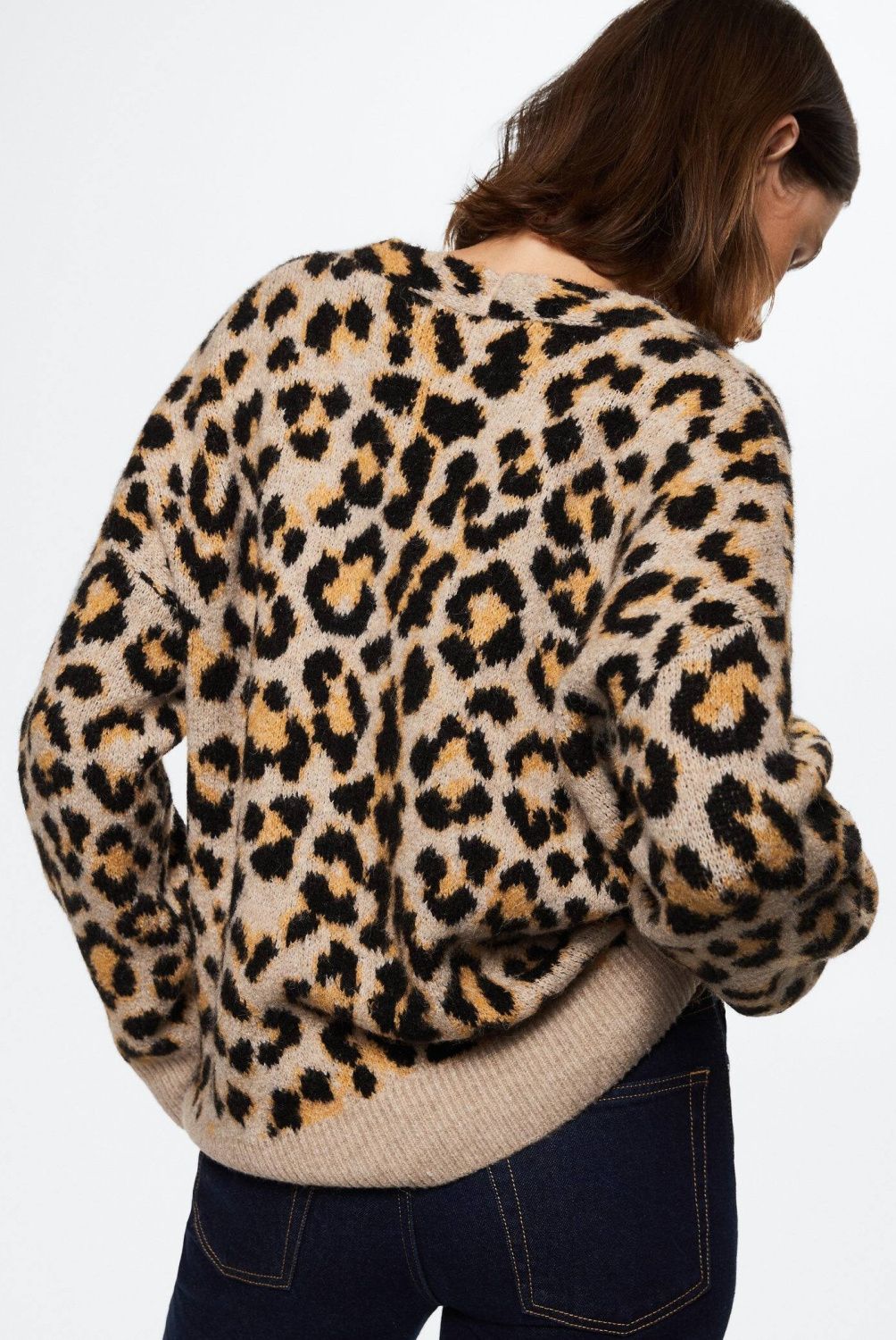 MANGO - Chaleco Animal Print Leopard Mujer Mango