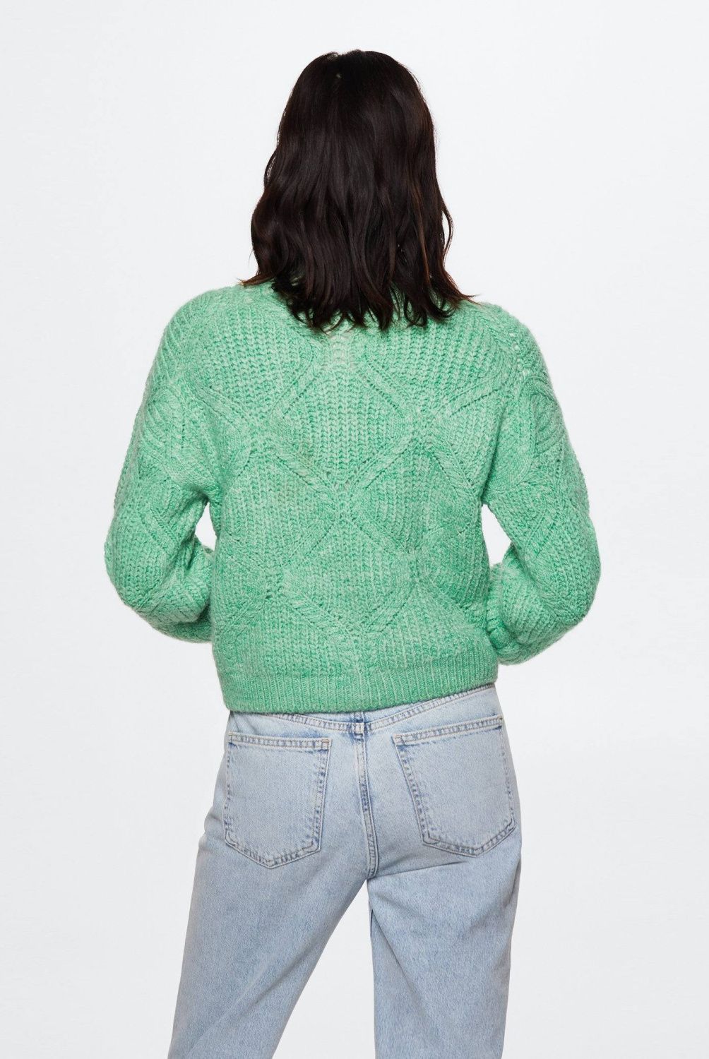 MANGO - Mango Chaleco Punto Ochos Bolivia Mujer