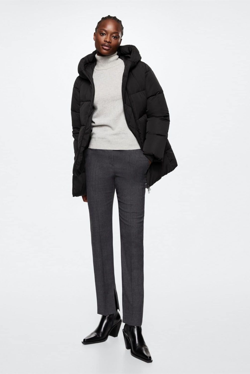 MANGO - Parka Acolchado Capucha Tokyo Mujer Mango