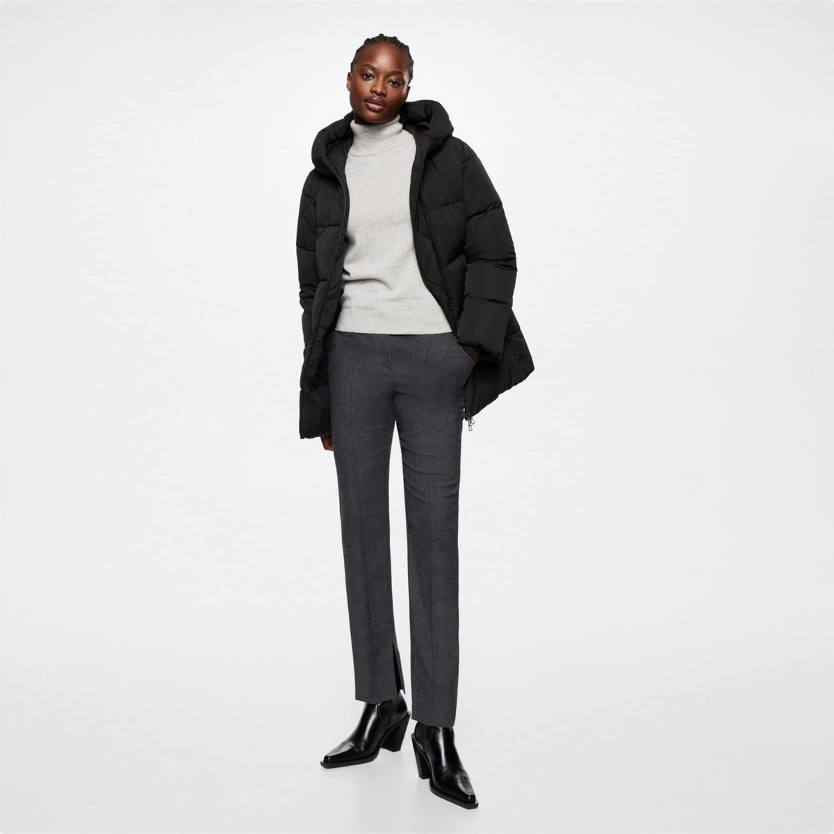 MANGO - Parka Acolchado Capucha Tokyo Mujer Mango