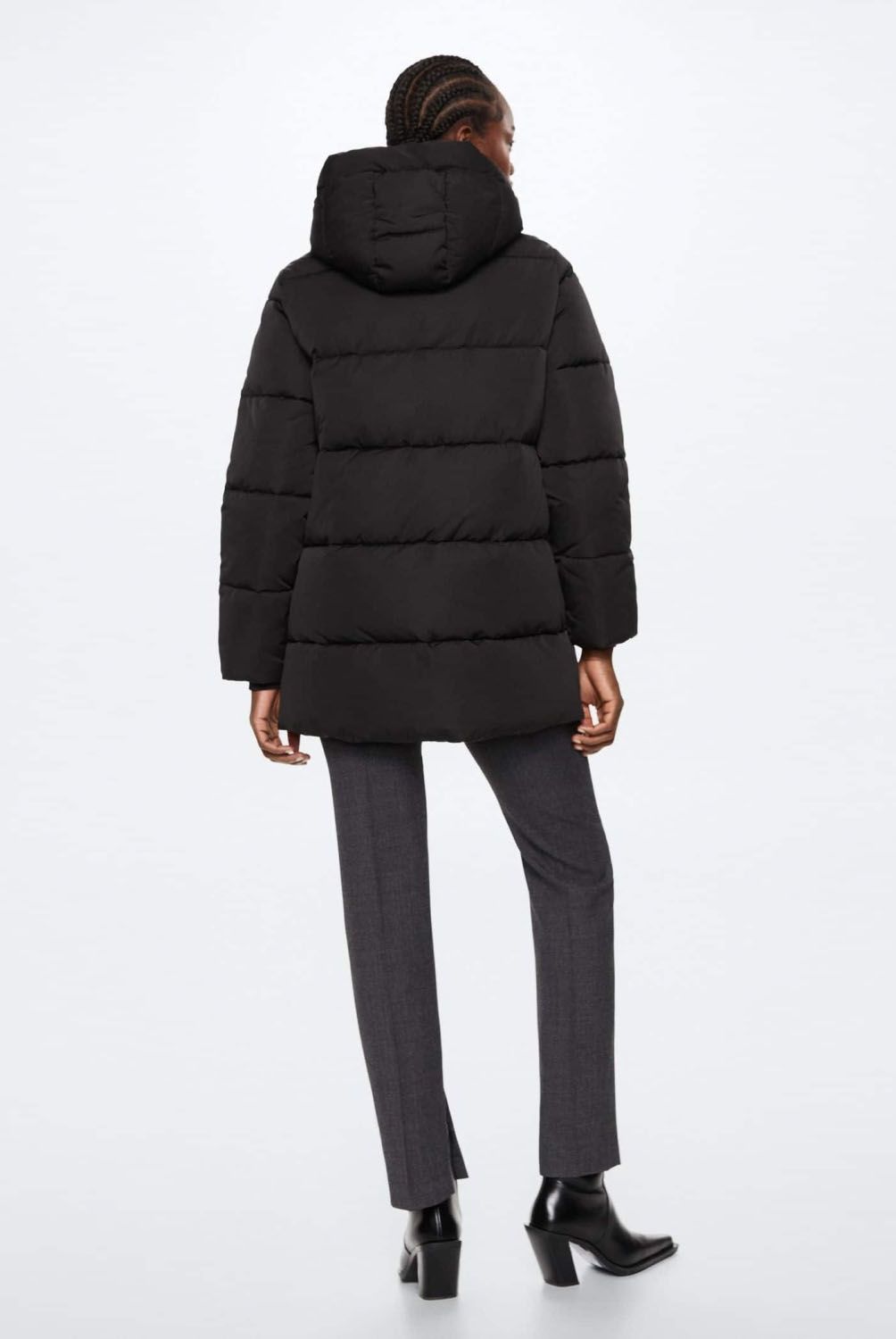 MANGO - Parka Acolchado Capucha Tokyo Mujer Mango